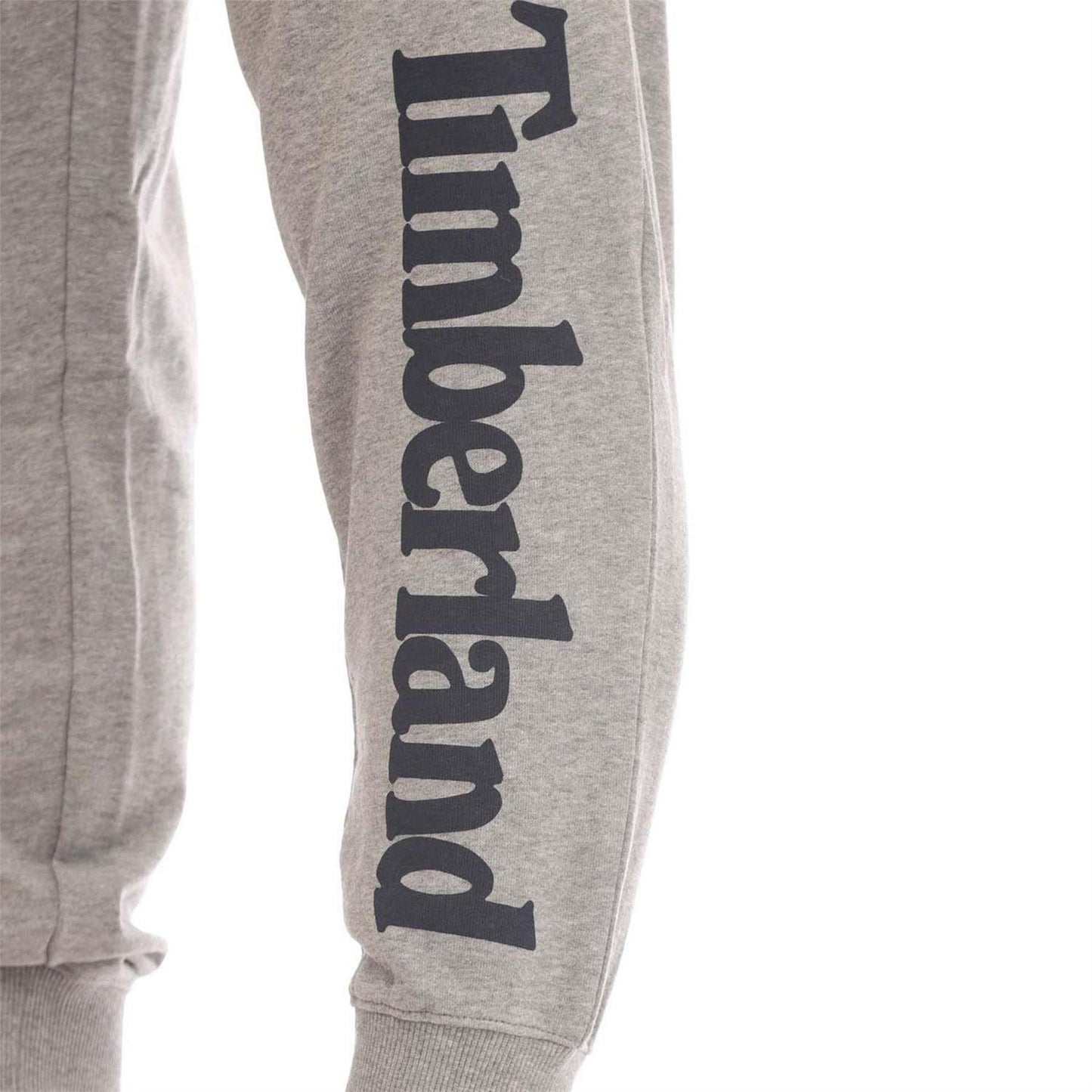 Grey - Side - Timberland Mens Logo Sweatpants