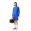 Blue - Lifestyle - Lacoste Mens Logo Strip Crew Neck Sweatshirt