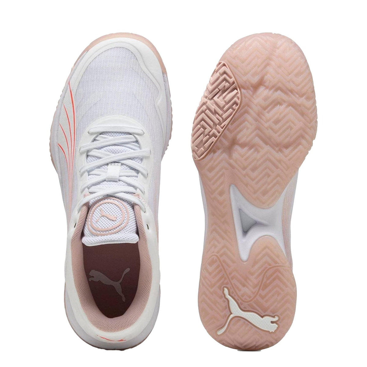 White - Lifestyle - Puma Womens-Ladies Accelerate Turbo Handball Trainers