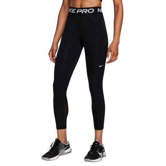 Black - Front - Nike Womens-Ladies Pro High Rise Leggings