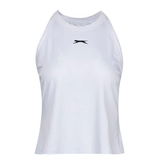 White - Front - Slazenger Womens-Ladies Tennis Tank Top