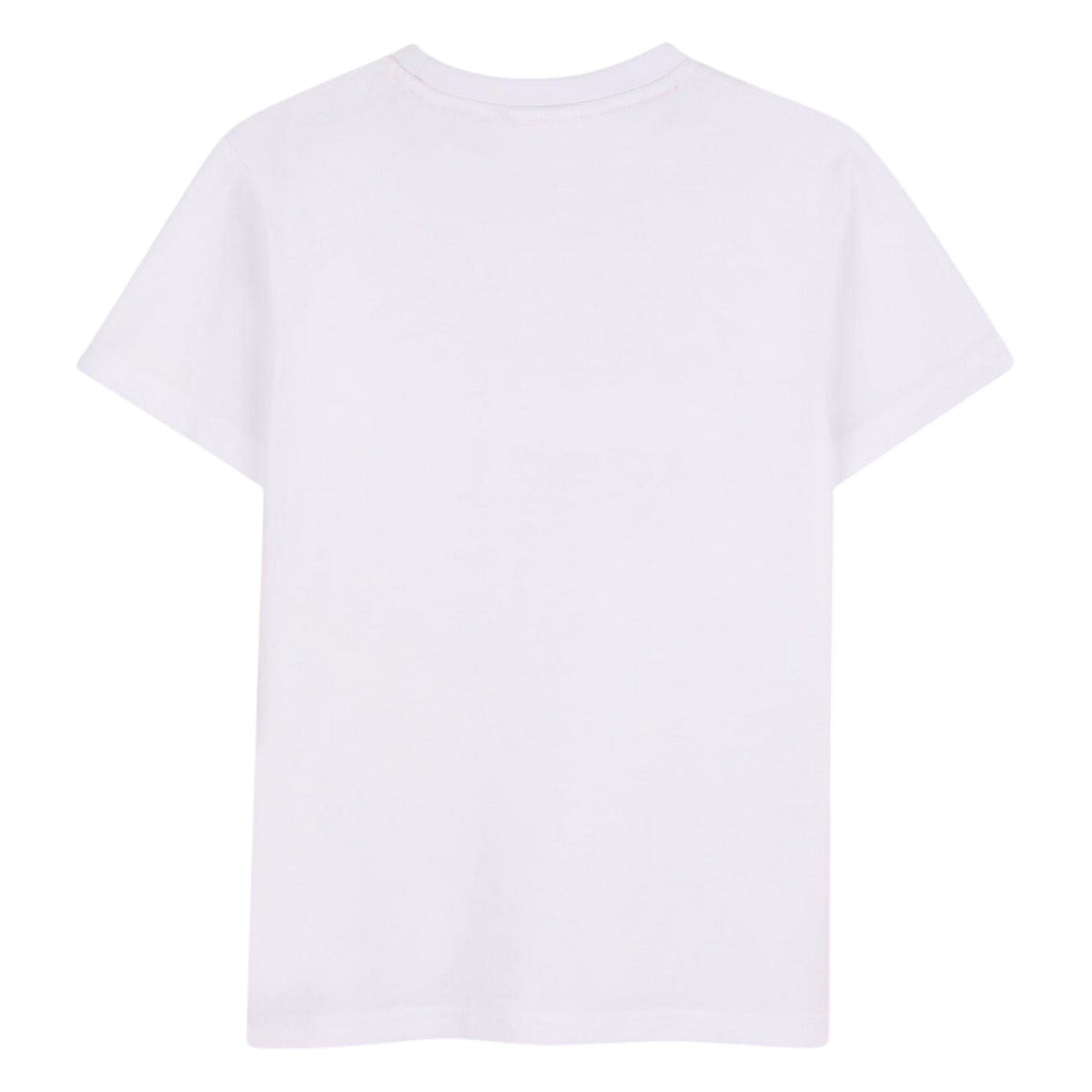 White - Back - Hugo Childrens-Kids Lettering Crew Neck Regular T-Shirt