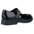 Black - Back - Kickers Womens-Ladies Finley Patent Shoes