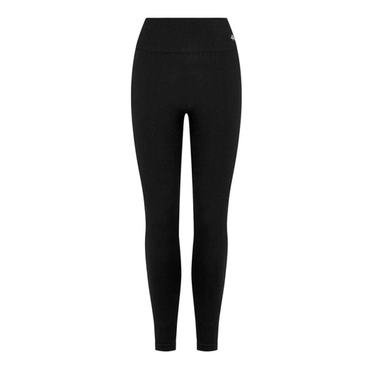 Black - Front - 4th & Reckless Womens-Ladies Seamless Leggings