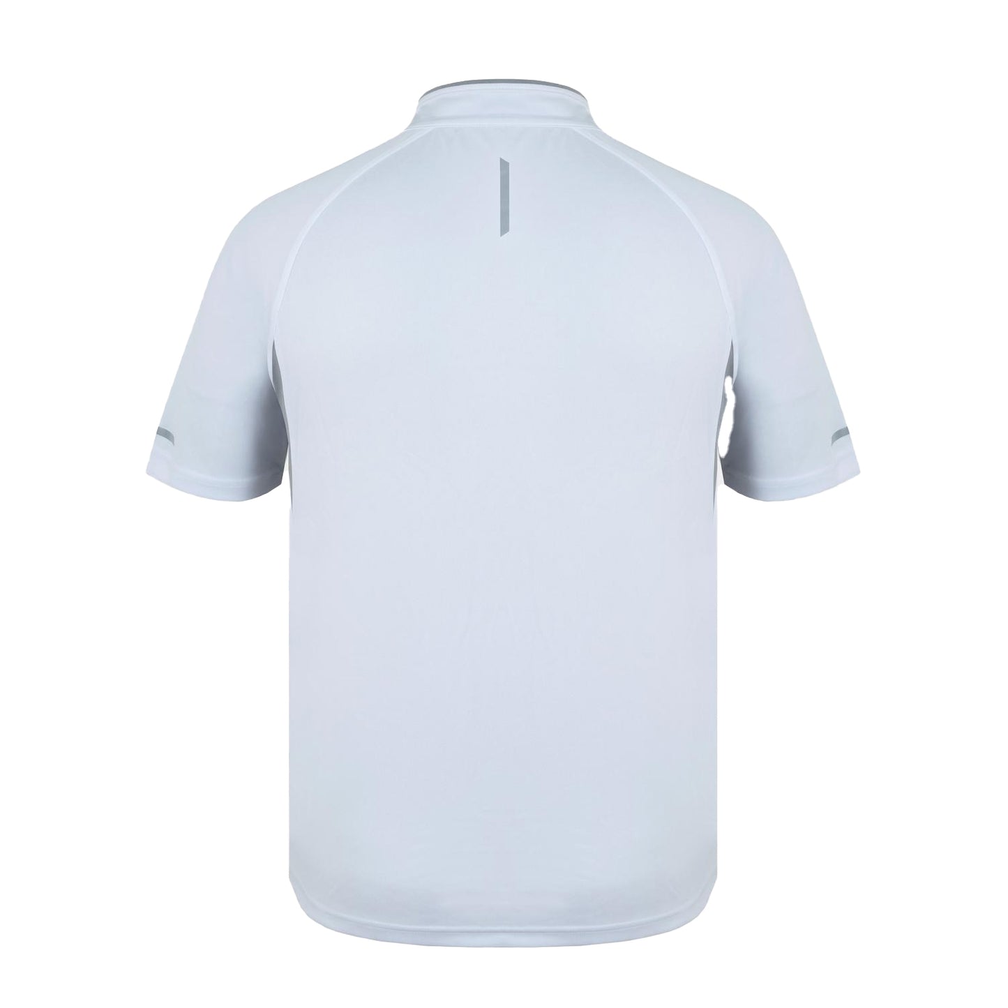 White-Grey - Back - Karrimor Mens Zip Neck Regular Competition T-Shirt