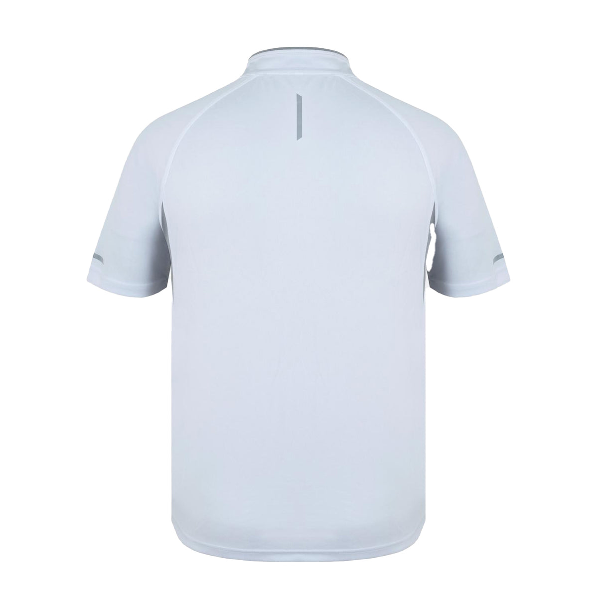 White-Grey - Back - Karrimor Mens Zip Neck Regular Competition T-Shirt