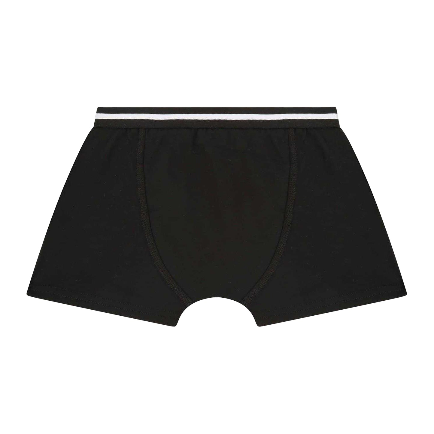 Black - Back - Boss Boys Logo Boxer Shorts