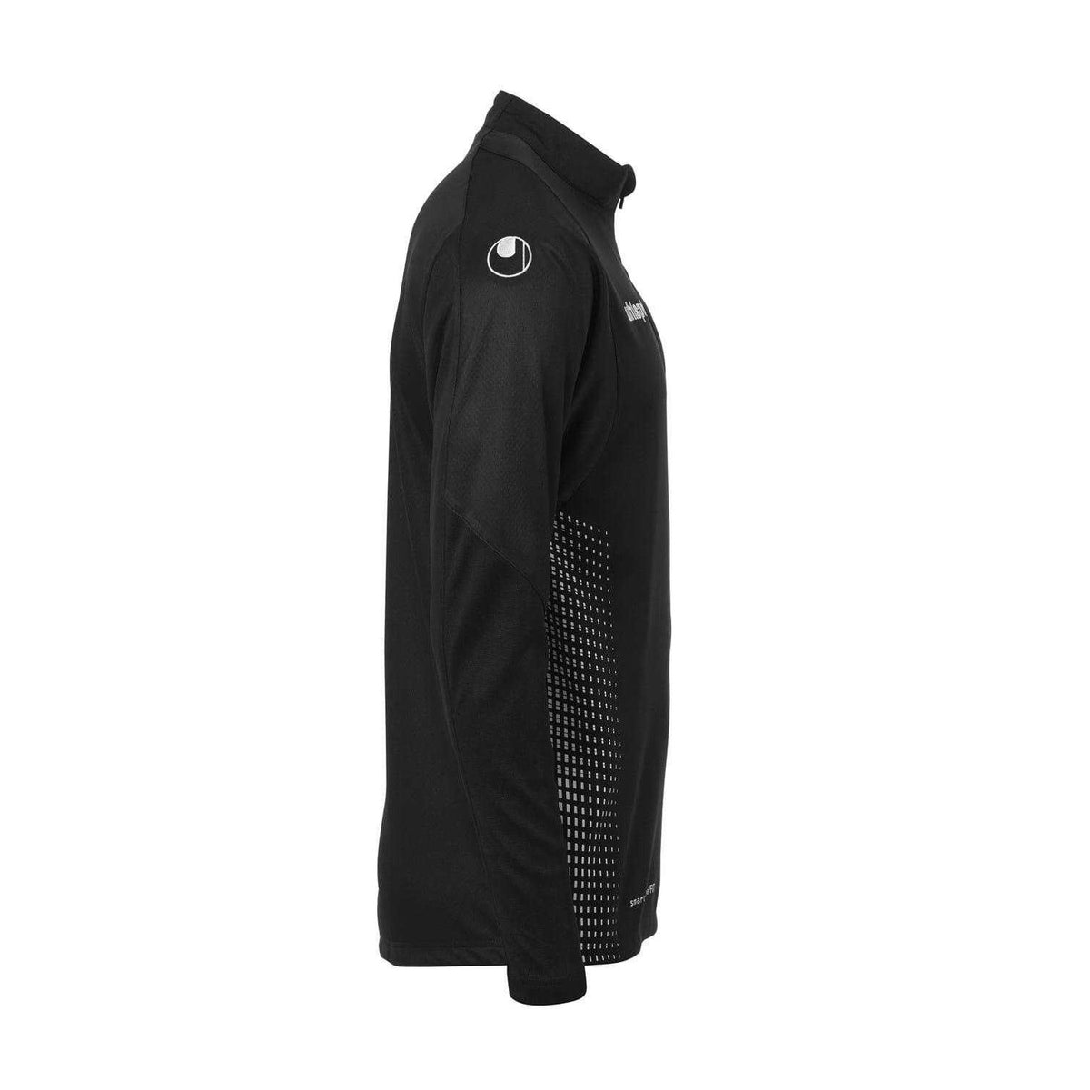 Black-White - Lifestyle - UHL Sport Childrens-Kids Score Quarter Zip Regular Sweatshirt