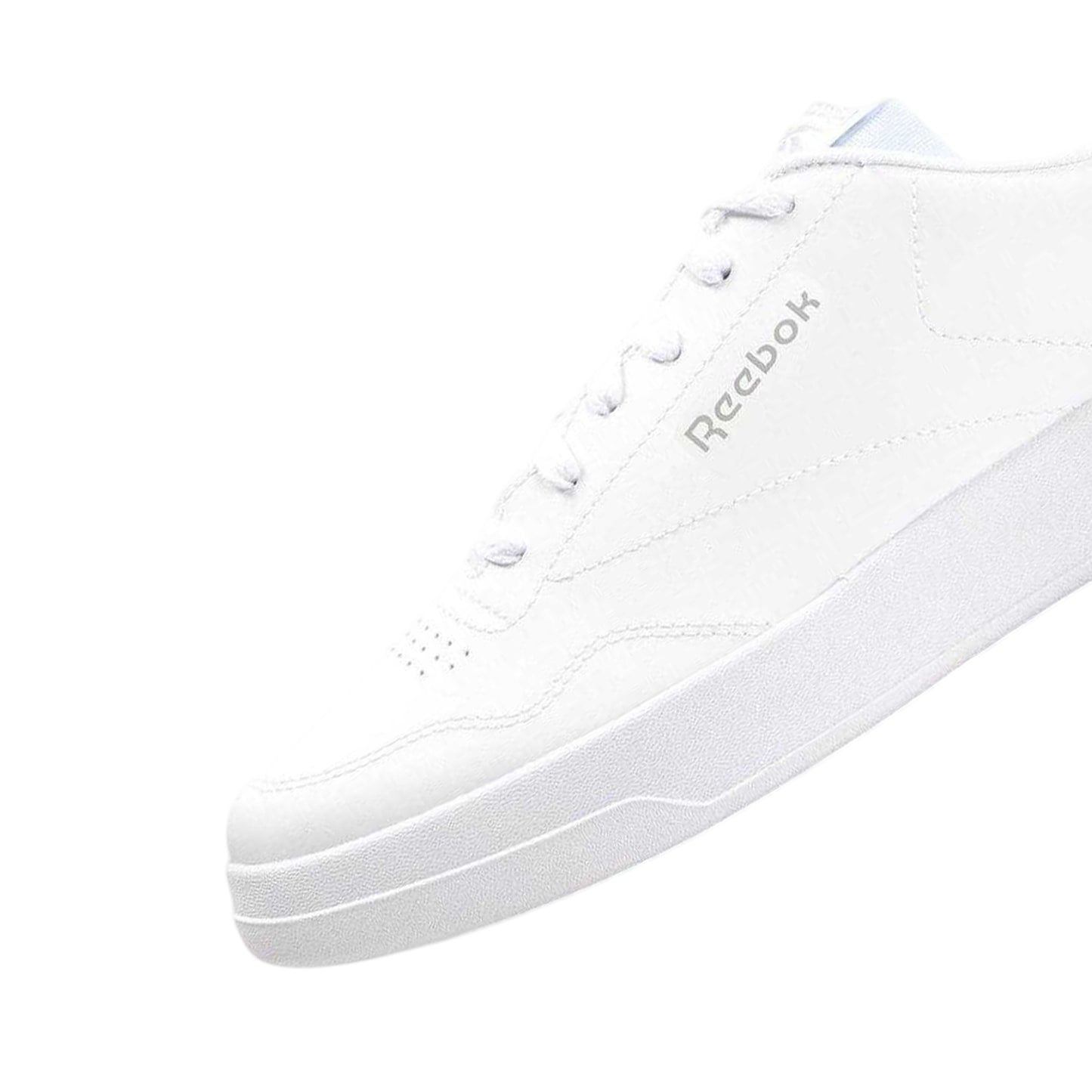 White-Grey - Side - Reebok Mens Prime Club Leather Trainers