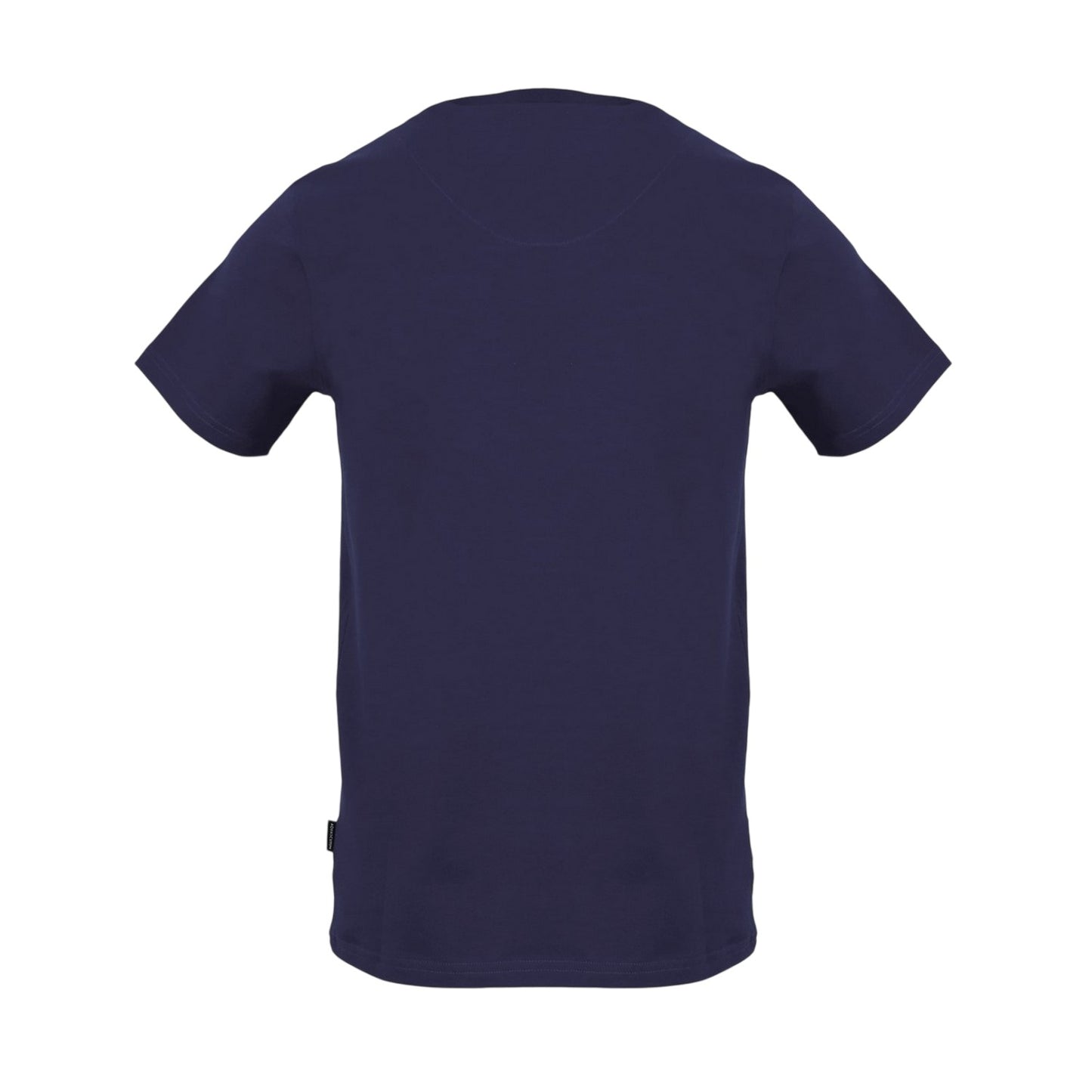 Navy - Back - Aquascutum Mens Jersey Crew Neck T-Shirt