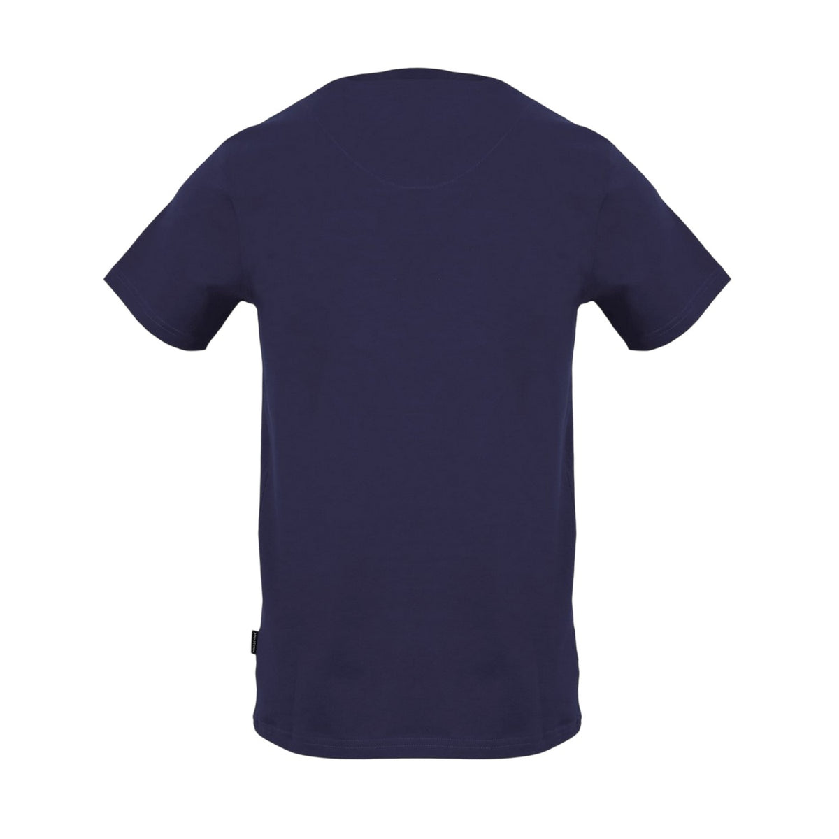 Navy - Back - Aquascutum Mens Jersey Crew Neck T-Shirt