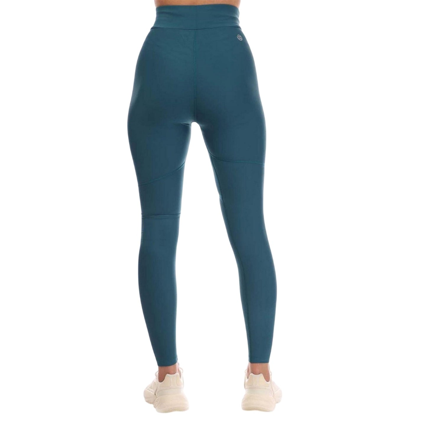 Teal - Back - Skins Womens-Ladies Series-3 Nylon Tights
