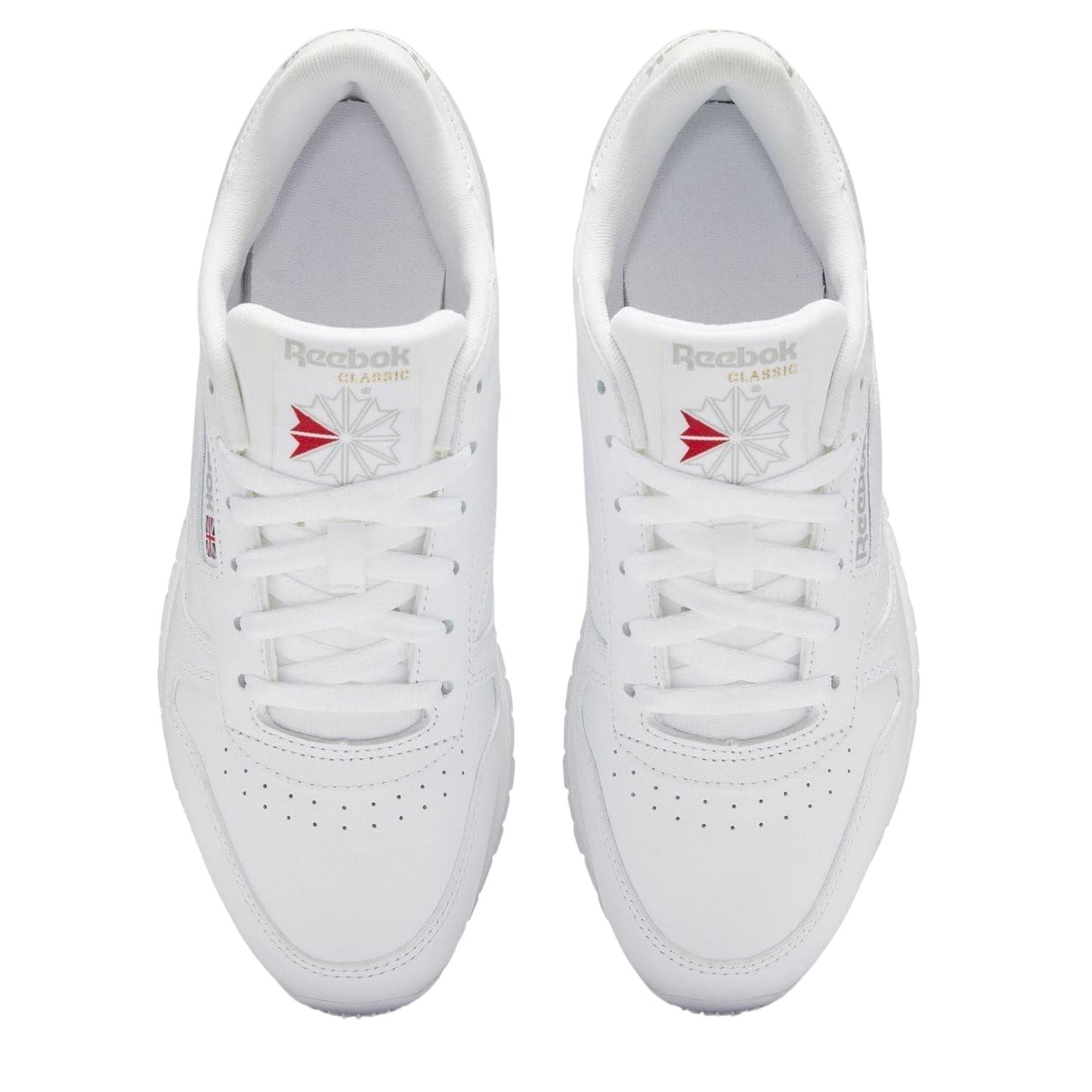 White - Lifestyle - Reebok Womens-Ladies Classic Leather Trainers