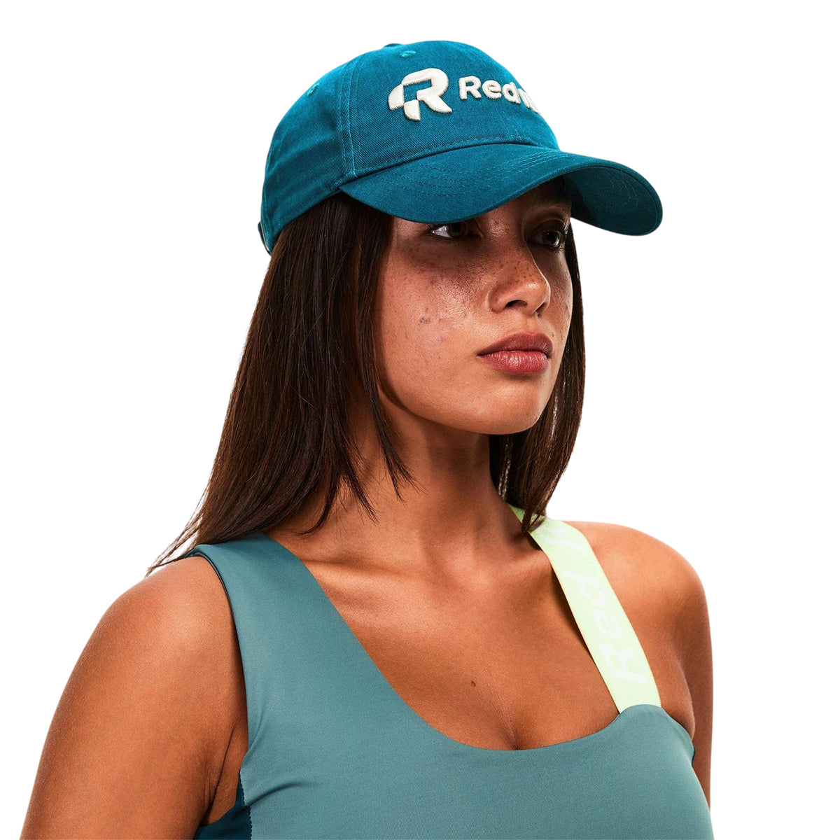 Dark Green - Side - Red Run Womens-Ladies Skyline Baseball Cap