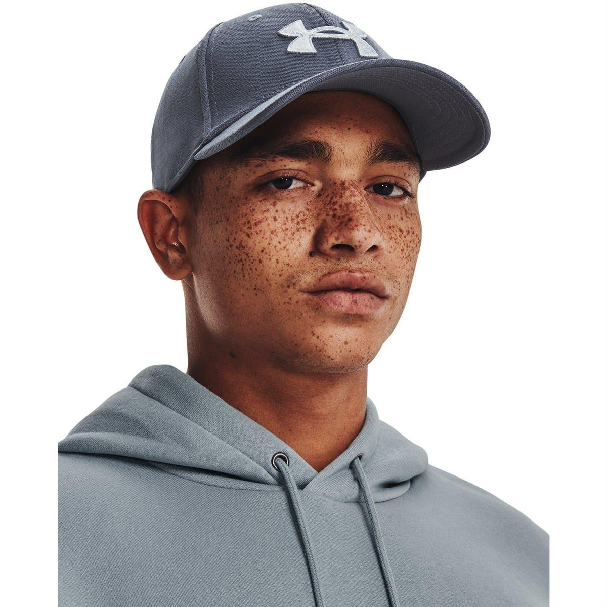 Dark Grey - Side - Under Armour Mens Blitzing Cap