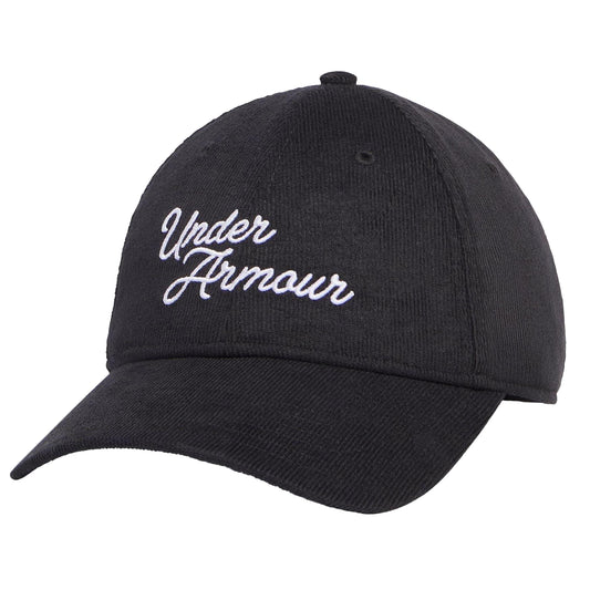 Black - Front - Under Armour Sportstyle Corduroy Baseball Cap
