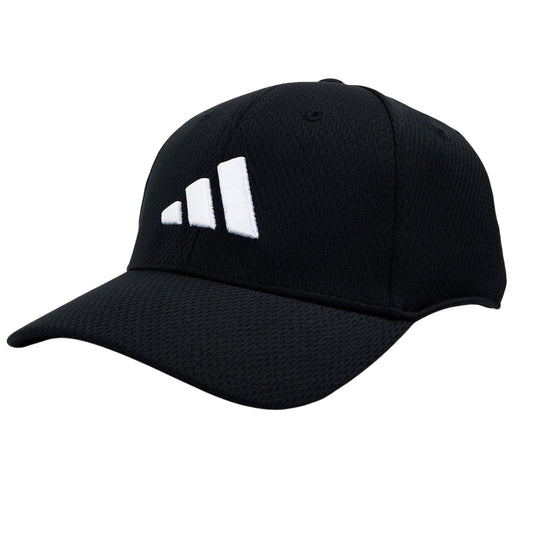 Black-White - Front - Adidas Unisex Adult Climacool Embossed Baseball Cap