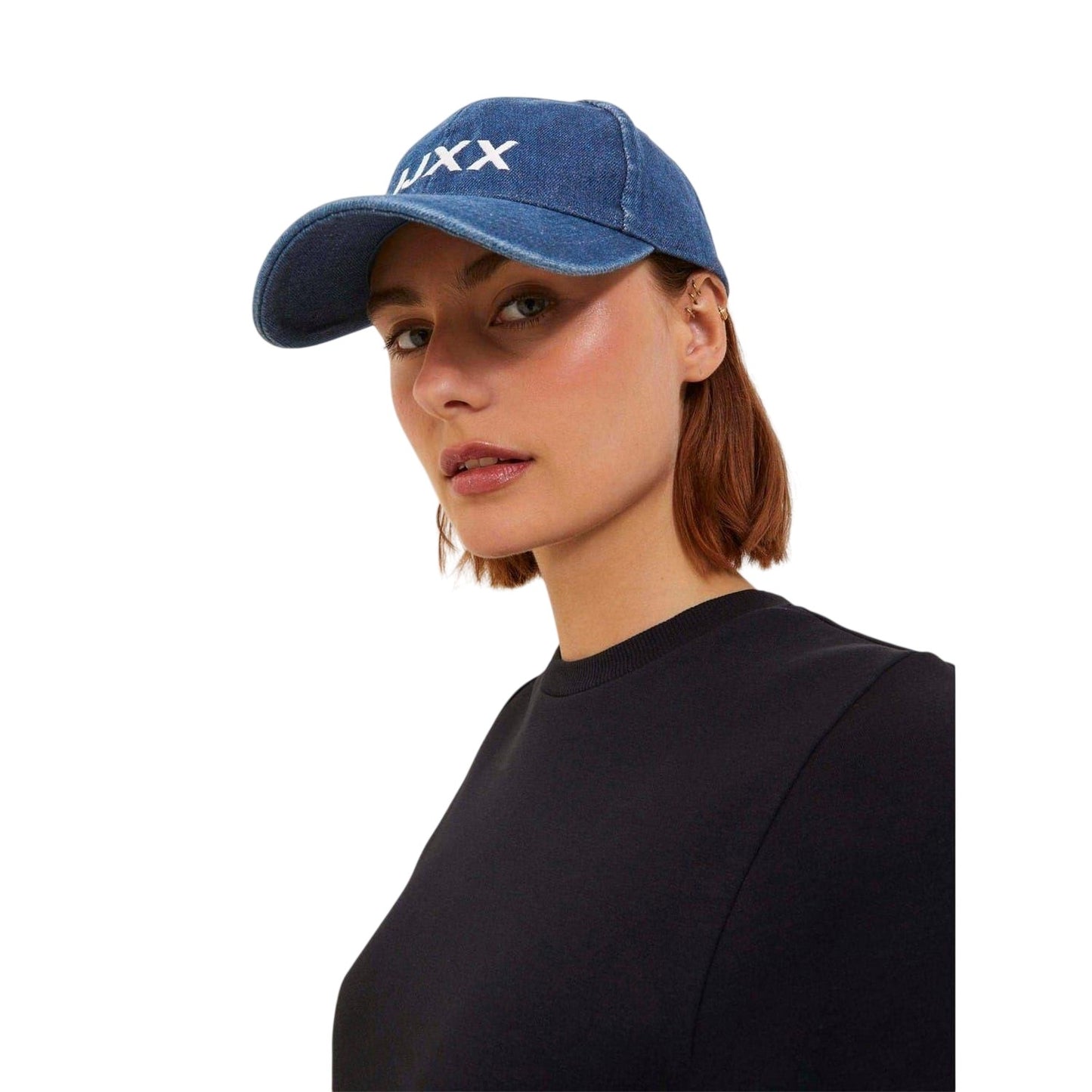 Dark Blue Blend - Side - JJXX Womens-Ladies Baseball Cap