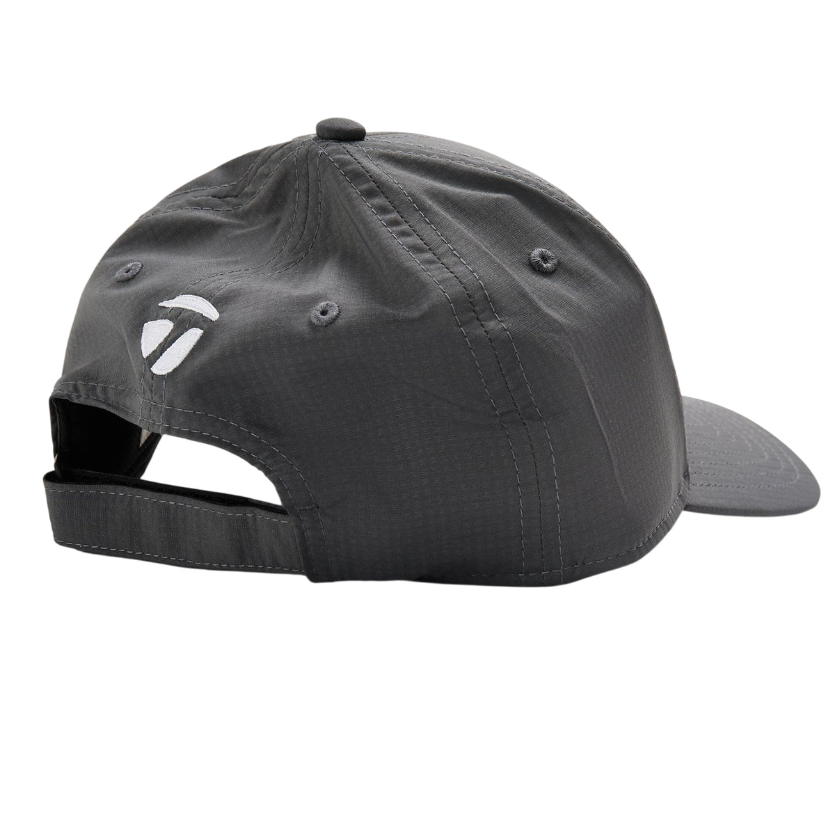 Grey - Back - TaylorMade Mens Wordmark Golf Baseball Cap