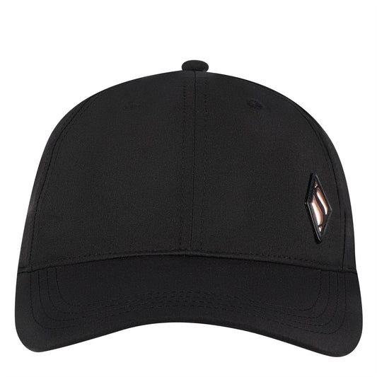 Black - Front - Skechers Unisex Adult Logo Baseball Cap