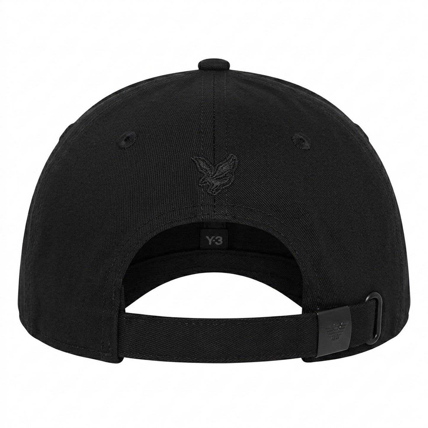 Black Blend - Back - Lyle & Scott Eagle Cotton Baseball Cap