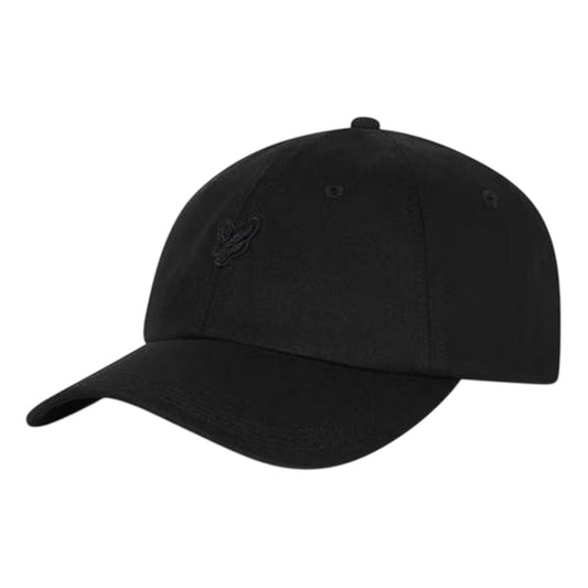 Black Blend - Front - Lyle & Scott Eagle Cotton Baseball Cap