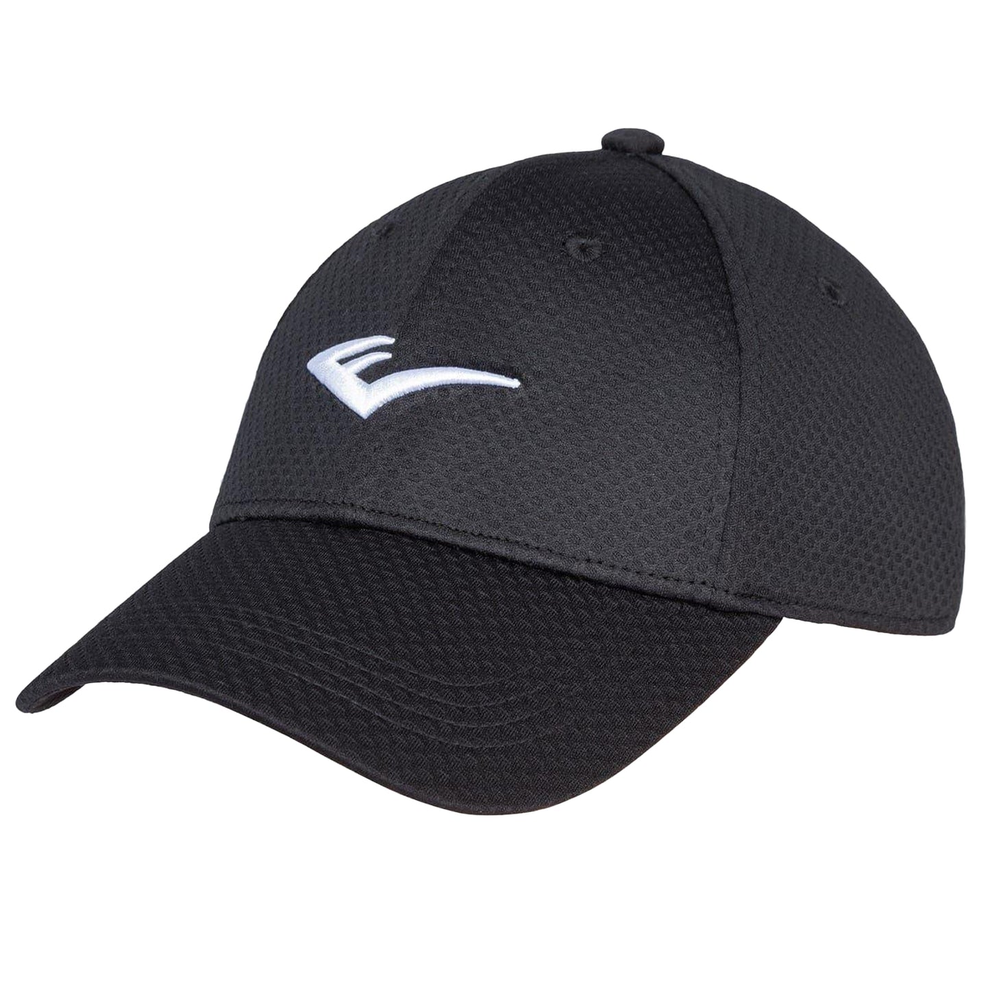 Black - Side - Everlast Unisex Adult Embroidered Logo Mesh Cap