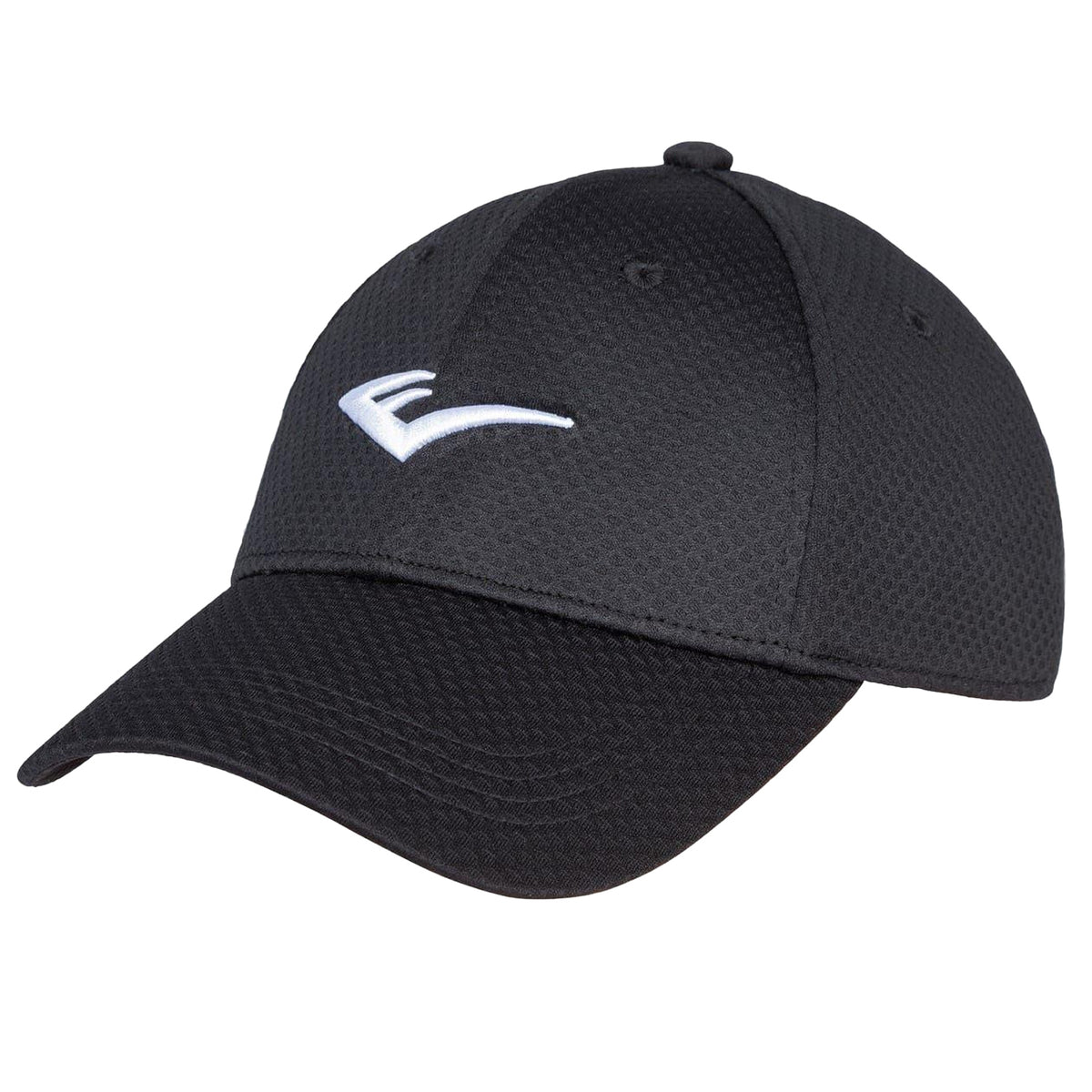 Black - Side - Everlast Unisex Adult Embroidered Logo Mesh Cap