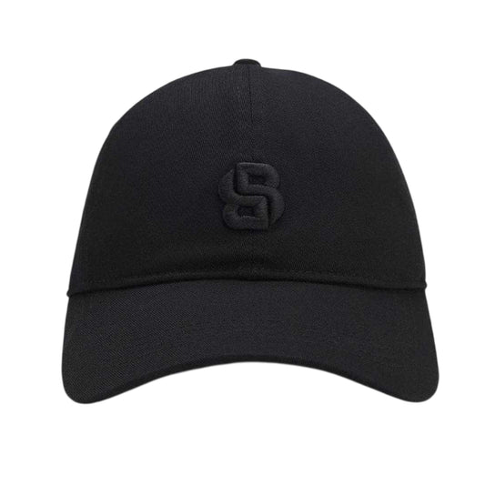 Black - Front - Boss Womens-Ladies Double B Cap