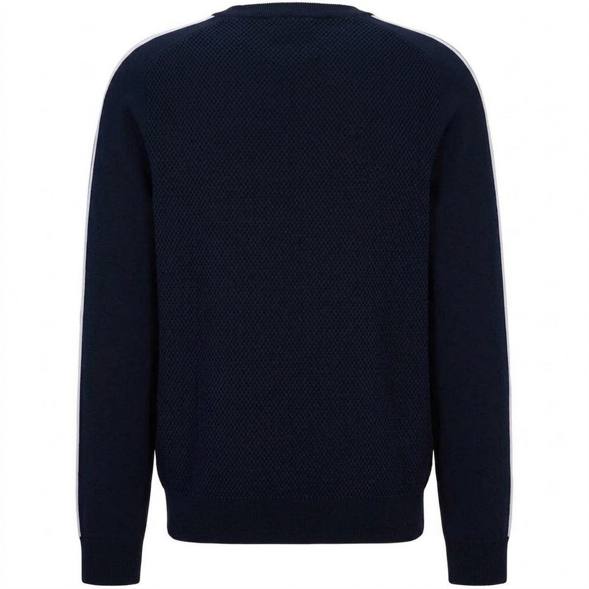 Dark Blue - Back - Boss Mens Crew Neck Regular Long-Sleeved Pullover