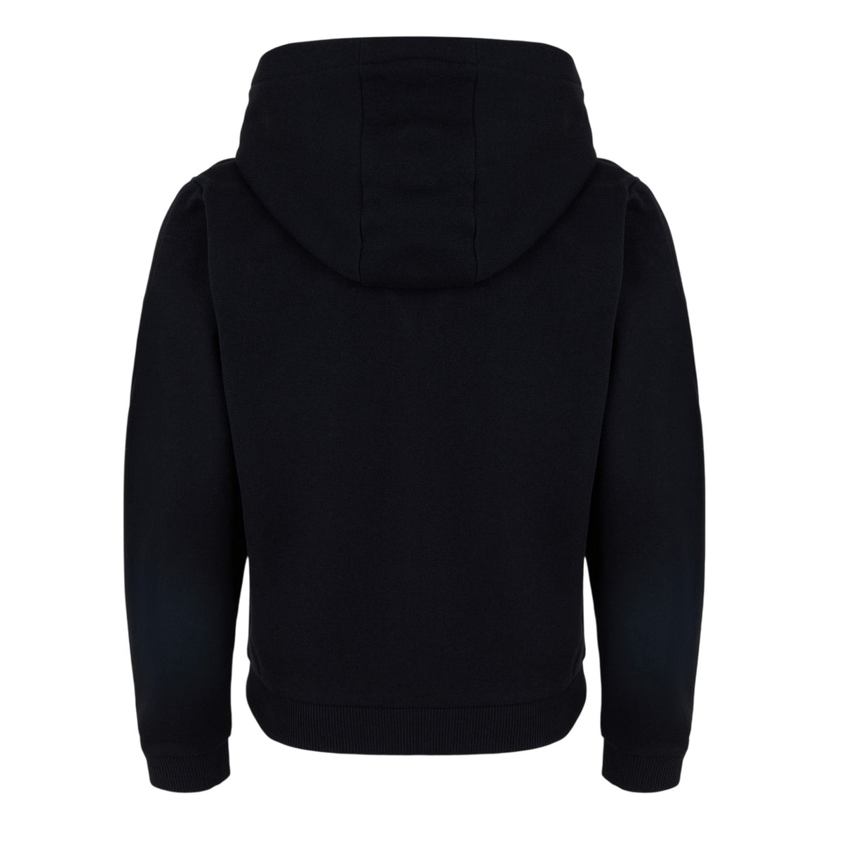 Black - Back - Hugo Childrens-Kids Lettering Logo Regular Full Zip Hoodie