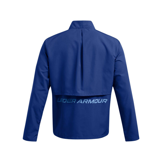Blue - Pack Shot - Under Armour Mens Launch Lightweight Jacket