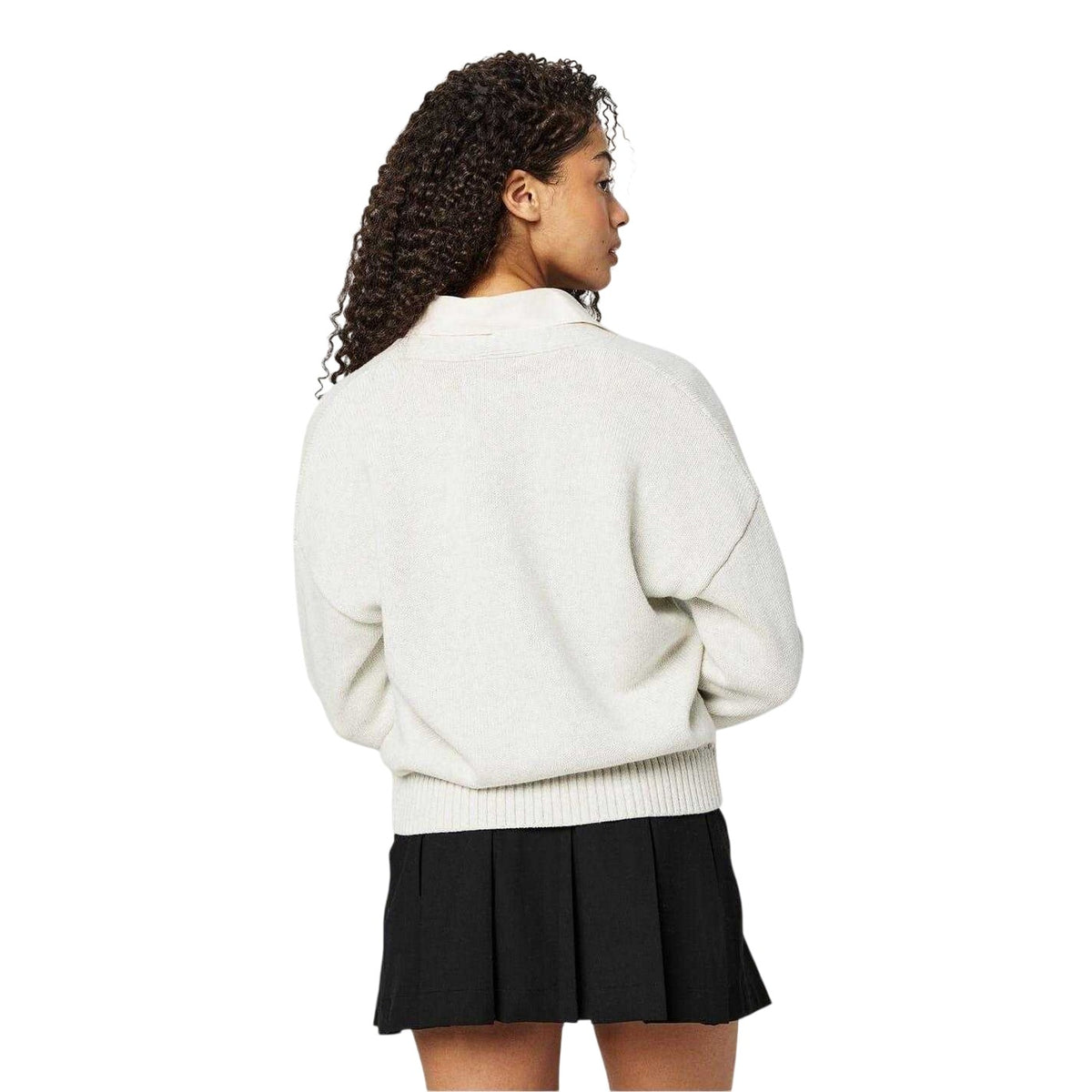 Light Heather - Pack Shot - Jack Wills Womens-Ladies Knitted V Neck Cardigan