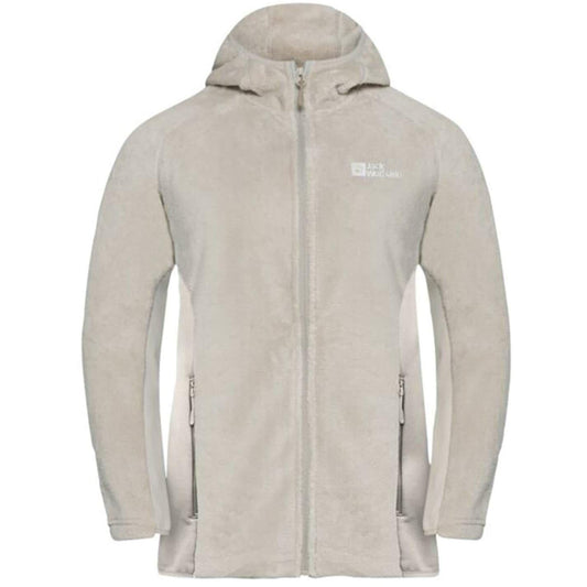 Sand - Front - Jack Wolfskin Womens-Ladies Rotwand Raglan Hooded Jacket