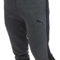 Grey Heather - Side - Puma Mens Evostripe Core Jogging Bottoms