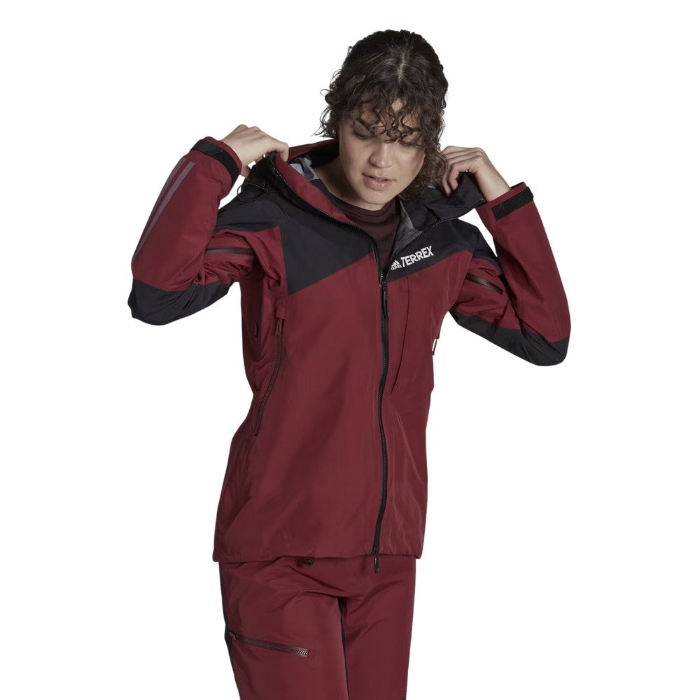Red - Lifestyle - Adidas Womens-Ladies Jacket
