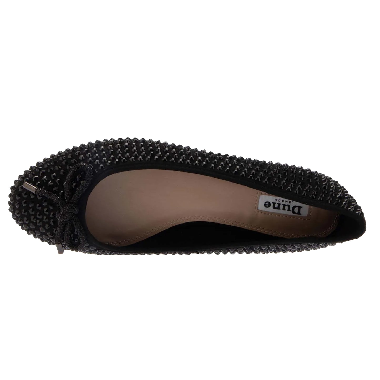 Black - Pack Shot - Dune London Womens-Ladies Hale Bow Pumps