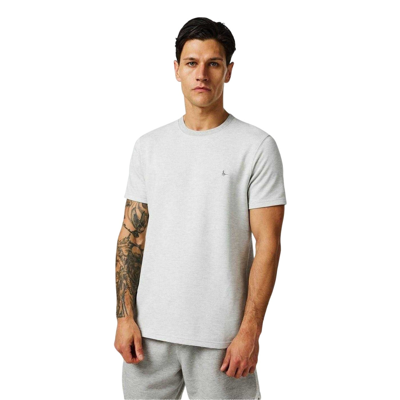 Grey-White Marl - Lifestyle - Jack Wills Mens Siro T-Shirt