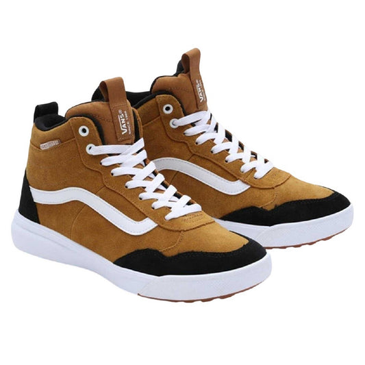 Brown - Front - Vans Mens Range Exp Leather Trainers