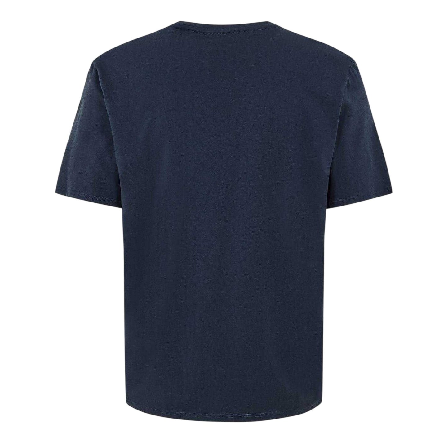 Dark Blue - Back - Boss Mens Cotton Crew Neck Regular T-Shirt