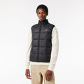 Black - Front - Lacoste Mens Logo Puffer Gilet