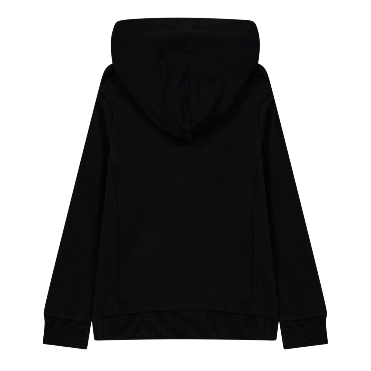 Black - Back - Calvin Klein Childrens-Kids Jeans Hooded Sweatshirt