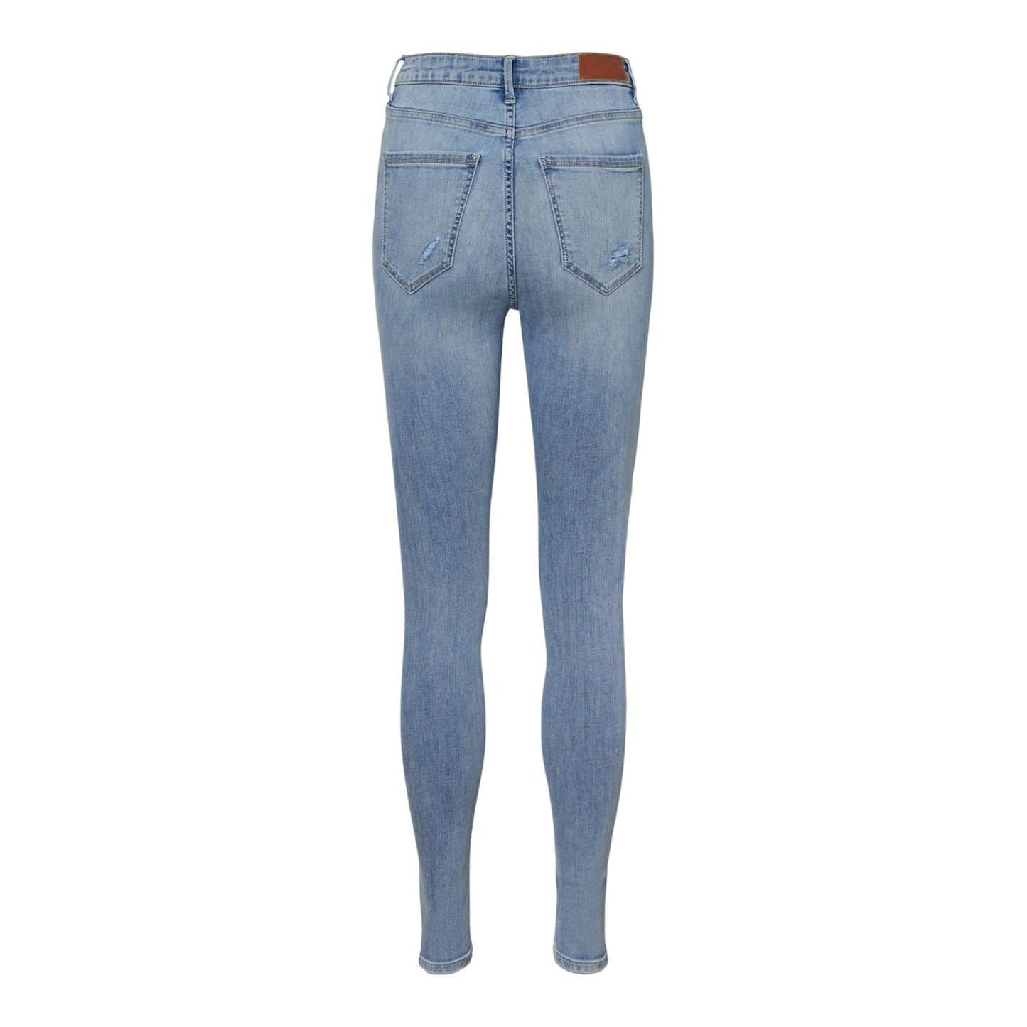 Blue Denim - Back - Vero Moda Womens-Ladies Denim Skinny Jeans