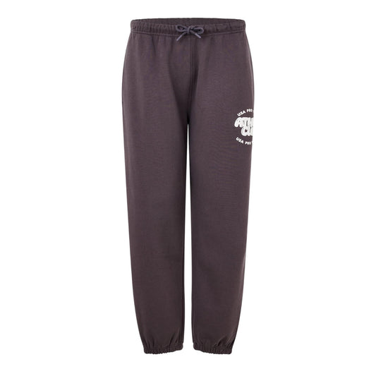 Espresso - Front - USA Pro Womens-Ladies Logo Joggers