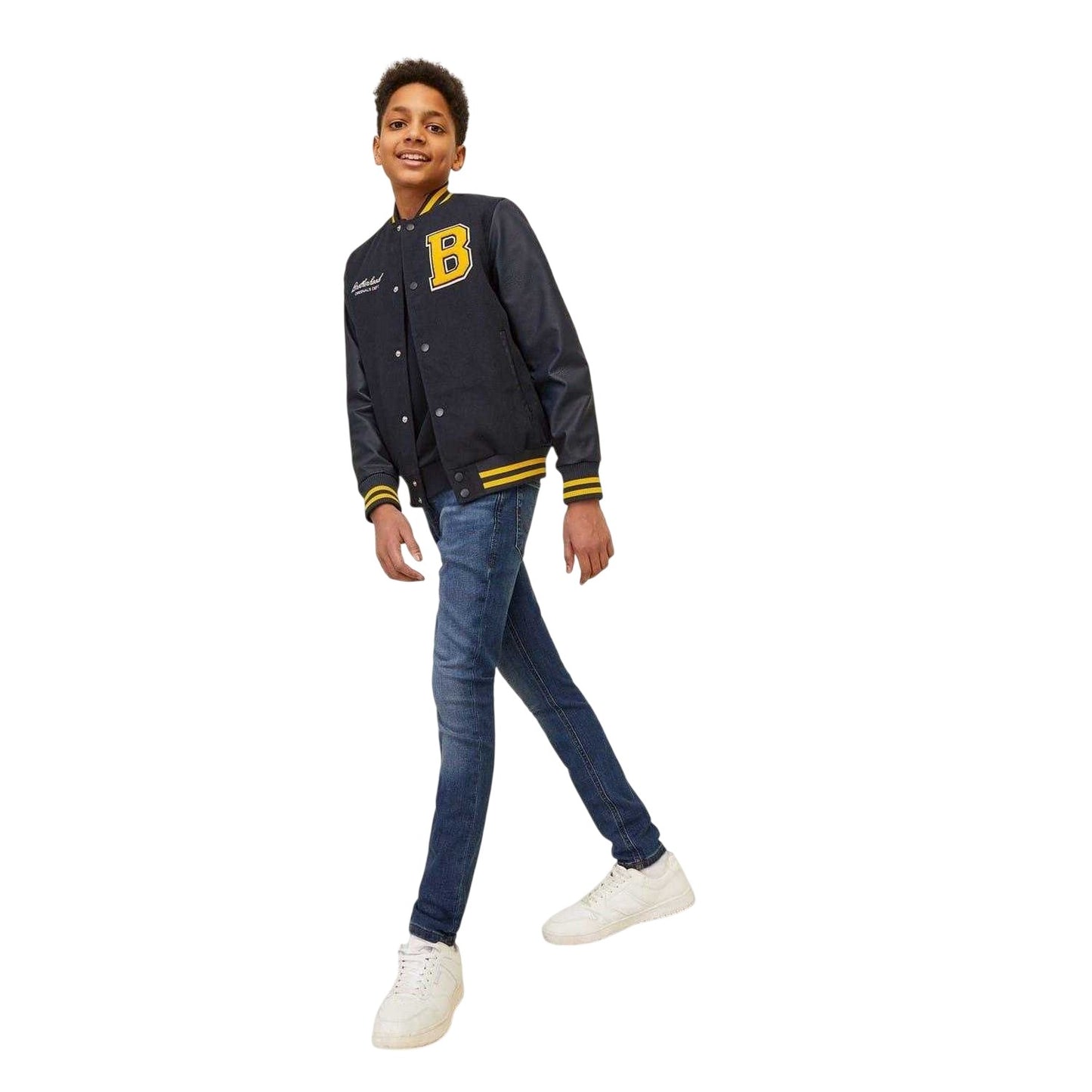 Blue Denim - Side - Jack And Jones Boys Denim Jeans