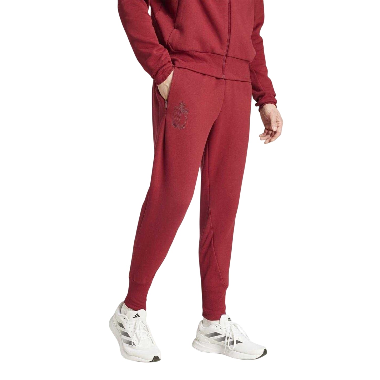 Red - Side - Adidas Mens RBFA Tapered Joggers