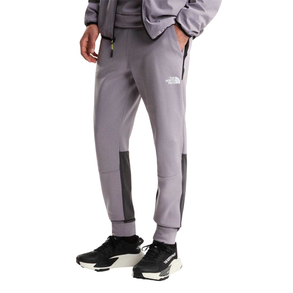 Grey - Side - The North Face Mens Fleece Joggers