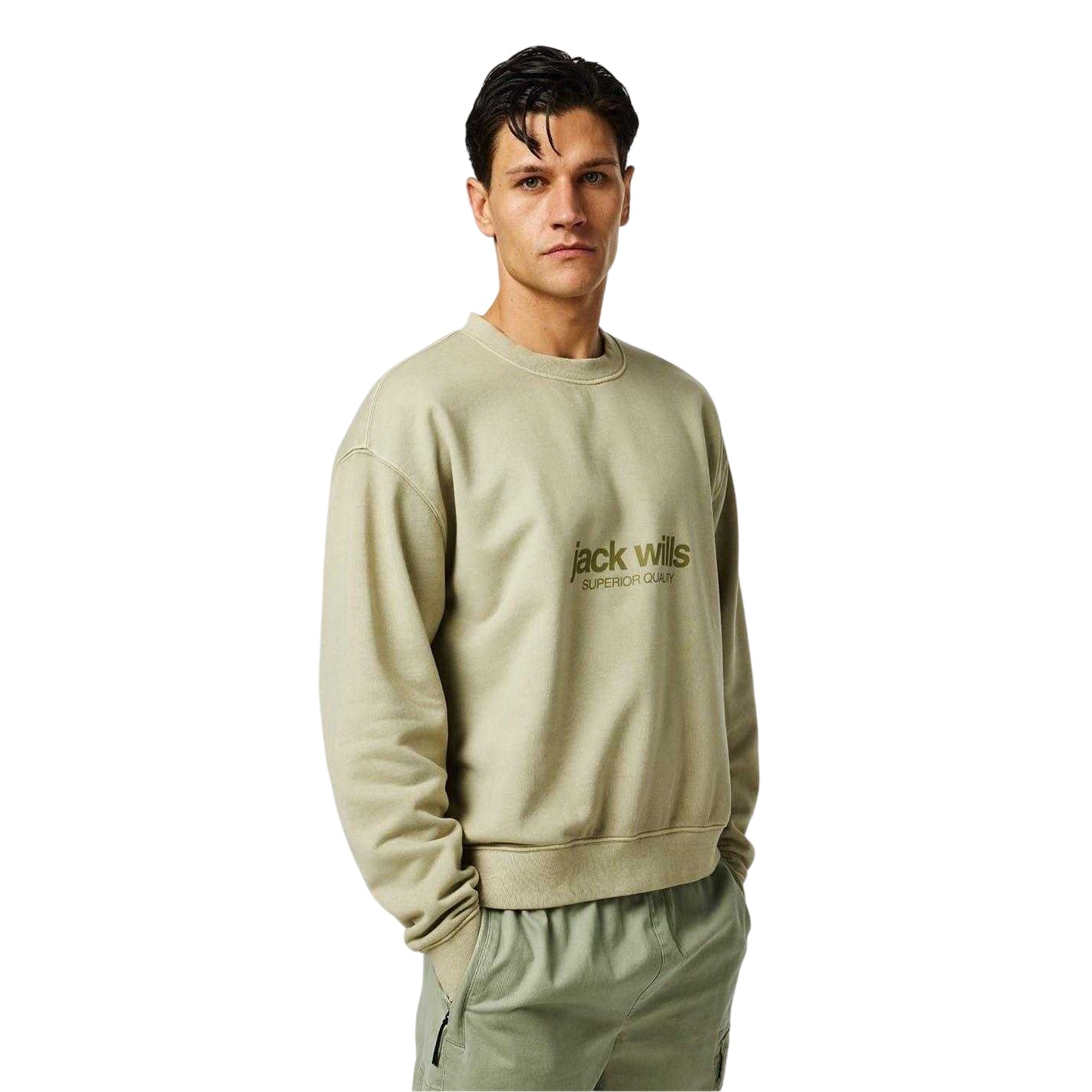 Willow - Side - Jack Wills Mens Relaxed Fit Sweatshirt