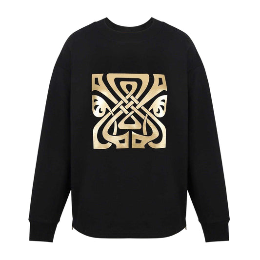Black - Front - Biba Womens-Ladies Big Logo Sweatshirt