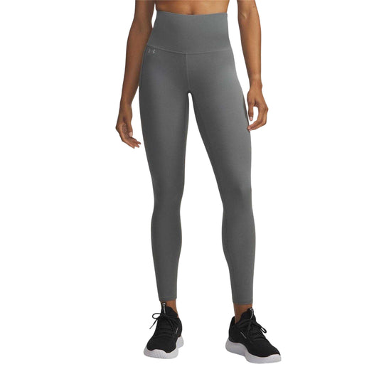 Green-Titanium - Front - Under Armour Womens-Ladies Motion Performance Tight Gym Leggings